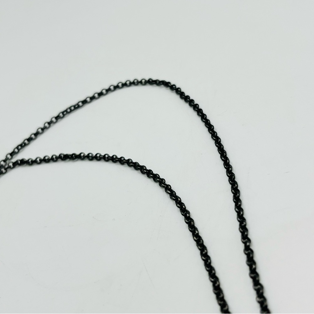Vintage Trifari Signed Clear Tear Drop Crystal Glass Necklace 20” - Picture 3 of 6